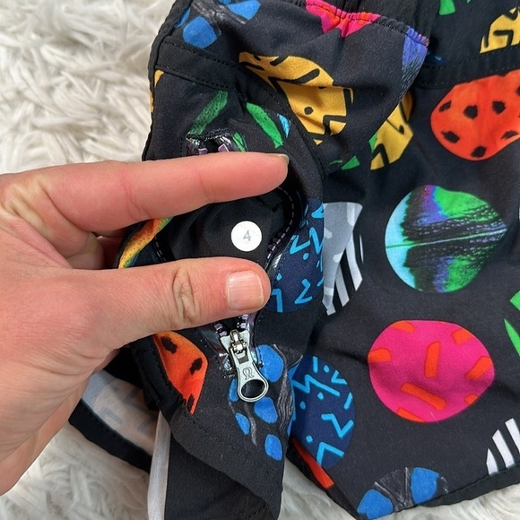 Lululemon Tracker Short III 2015 Seawheeze - PKAB / Black - Picture 6 of 8